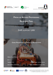 Relat&oacute;rio Final SAR Support UAV - Projeto de Eletrotecnia