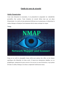 Outils de tests de s&eacute;curit&eacute; : &Eacute;num&eacute;ration et s&eacute;curit&eacute; web