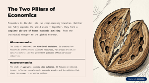 The Two Pillars of Economics: Micro vs Macro