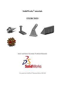 SolidWorks Tutorials Exercises for Technical Education