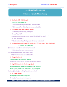 50 English Sentence Structures to Remember