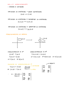Transformacje zmiennych i wsp&oacute;łrzędne w matematyce