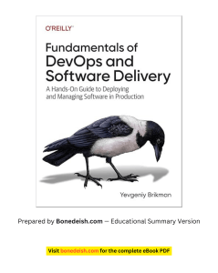 Fundamentals of DevOps and Software Delivery Summary