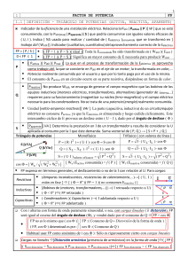 Factor de Potencia: Definici&oacute;n y Tri&aacute;ngulo de Potencias