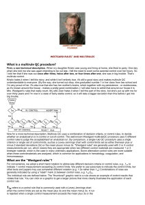 Westgard Rules & Multirule QC Procedures Guide