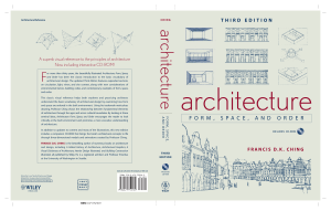 Architecture: Form, Space, and Order - Ching's Classic Textbook