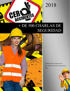 500 Charlas de Seguridad 2018 - Manual de Entrenamiento