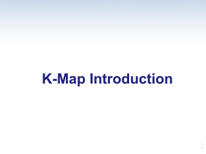 K-Map Introduction: Simplifying Boolean Functions