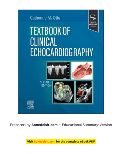 Textbook of Clinical Echocardiography Summary