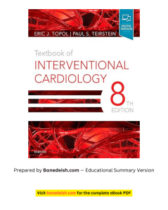 Textbook of Interventional Cardiology 8th Ed Summary