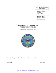 MIL-STD-2525E w/Change 1: Joint Military Symbology Standard