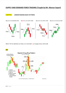 Supply and Demand Forex Trading Guide