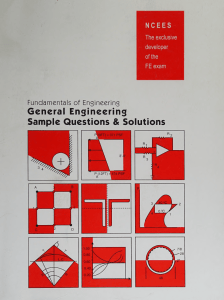 FE General Engineering Sample Questions & Solutions