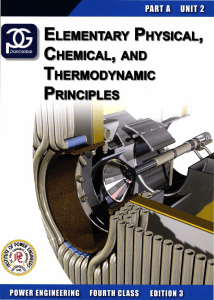 Elementary Physical, Chemical, and Thermodynamic Principles Textbook
