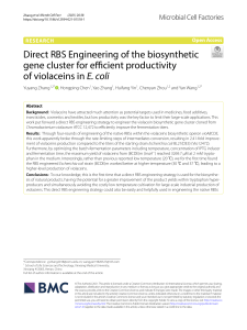 Coli Rbs RBS Element Management Instructions