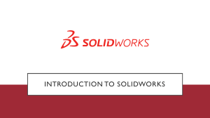 Introduction to SOLIDWORKS: CAD Basics for Beginners