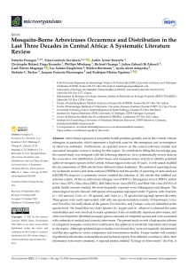 Mosquito-Borne Arboviruses in Central Africa: 30-Year Review