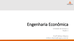 Engenharia Econ&ocirc;mica: Juros Simples, Taxa Equivalente e S&eacute;rie de Juros Simples