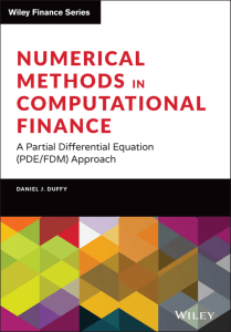 Numerical Methods in Computational Finance: PDE/FDM Approach