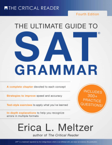Ultimate Guide to SAT Grammar