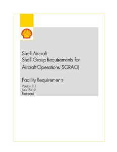 Shell SGRAO Facility Requirements for Aircraft Operations