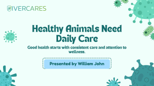 Healthy Animals Need Daily Care: Preventive Wellness Guide