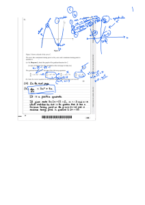 Mathematics Exam: Calculus Gradient Function