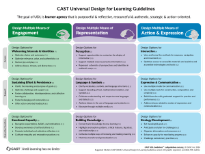 CAST UDL Guidelines 2024