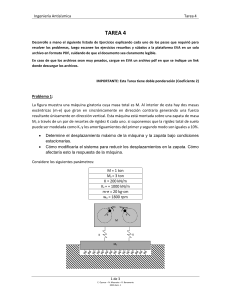 Tarea 4 Ingenier&iacute;a Antis&iacute;smica: Ejercicios de Din&aacute;mica Estructural