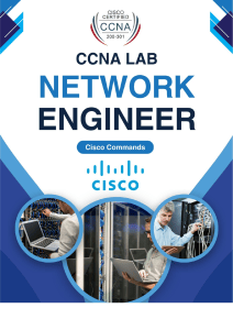 CCNA Lab Network Engineer Cisco Commands