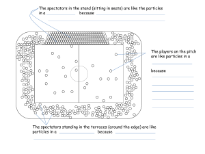 States of Matter: Football Stadium Analogy