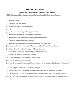 Material Testing & Construction Practices Assignment