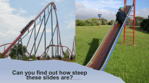 Finding Gradient and Y-Intercept: Lesson on Slide Steepness