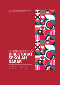Rencana Strategis Direktorat Sekolah Dasar 2021-2024
