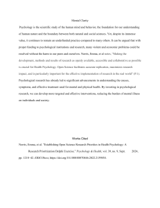 Mental Clarity: Psychology Research & Funding