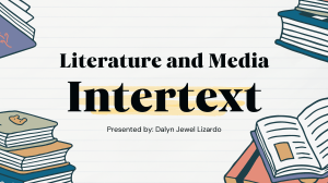 Intertextuality in Literature and Media: Definitions & Examples