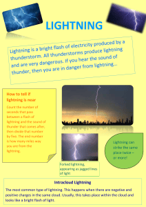Lightning: How to Tell If It's Near & Types