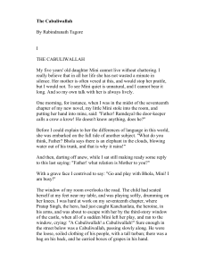 The Cabuliwallah by Rabindranath Tagore