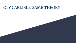 CTY Carlisle Game Theory: Probability & Expected Payoff
