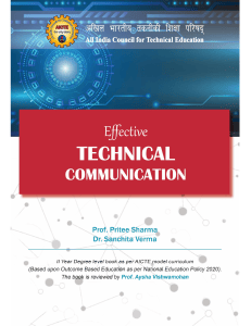 Effective Technical Communication Textbook - AICTE Curriculum