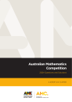 2024 Australian Mathematics Competition Questions & Solutions