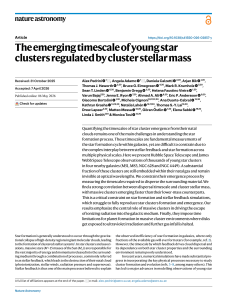 Emerging Timescale of Young Star Clusters Regulated by Stellar Mass