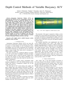Depth Control Methods for Variable Buoyancy AUVs