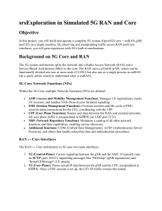 srsExploration in Simulated 5G RAN and Core Lab