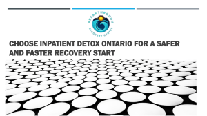 Inpatient Detox Ontario: Safer, Faster Recovery Start