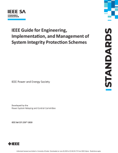 IEEE Std C37.250-2020: SIPS Engineering Guide
