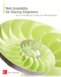 Web Scalability for Startup Engineers: Tips & Techniques