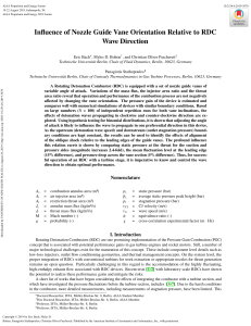 Influence of Nozzle Guide Vane Orientation on RDC Wave Direction