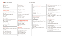 Git Cheat Sheet: Commands & Tips for Version Control