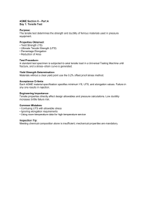 ASME Tensile Test Guide: Day 1